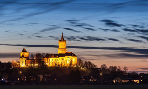 Die Schwanenburg demnächst mit LED-Beleuchtung