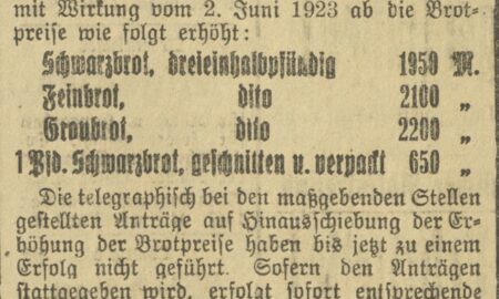 Vortrag: Von Verhaftungen, Protesten und Plünderungen. Stadtarchiv lädt zur szenischen Lesung über das Krisenjahr 1923 ein.